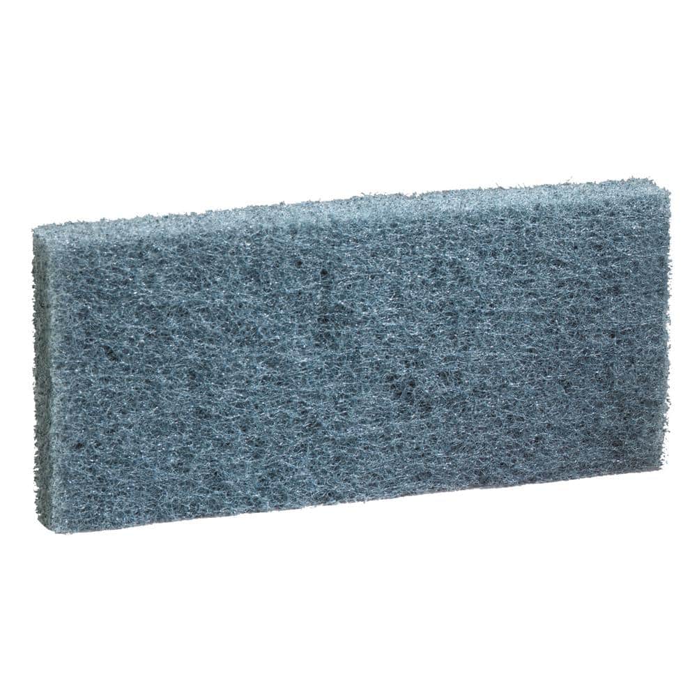 4.6 in. x 10 in. Blue Doodlebug Scrub Sponge Pad (5-Pack, 4-Pack/Carton)