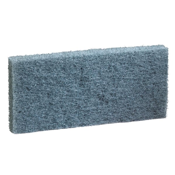 4.6 in. x 10 in. Blue Doodlebug Scrub Sponge Pad (5-Pack, 4-Pack/Carton)