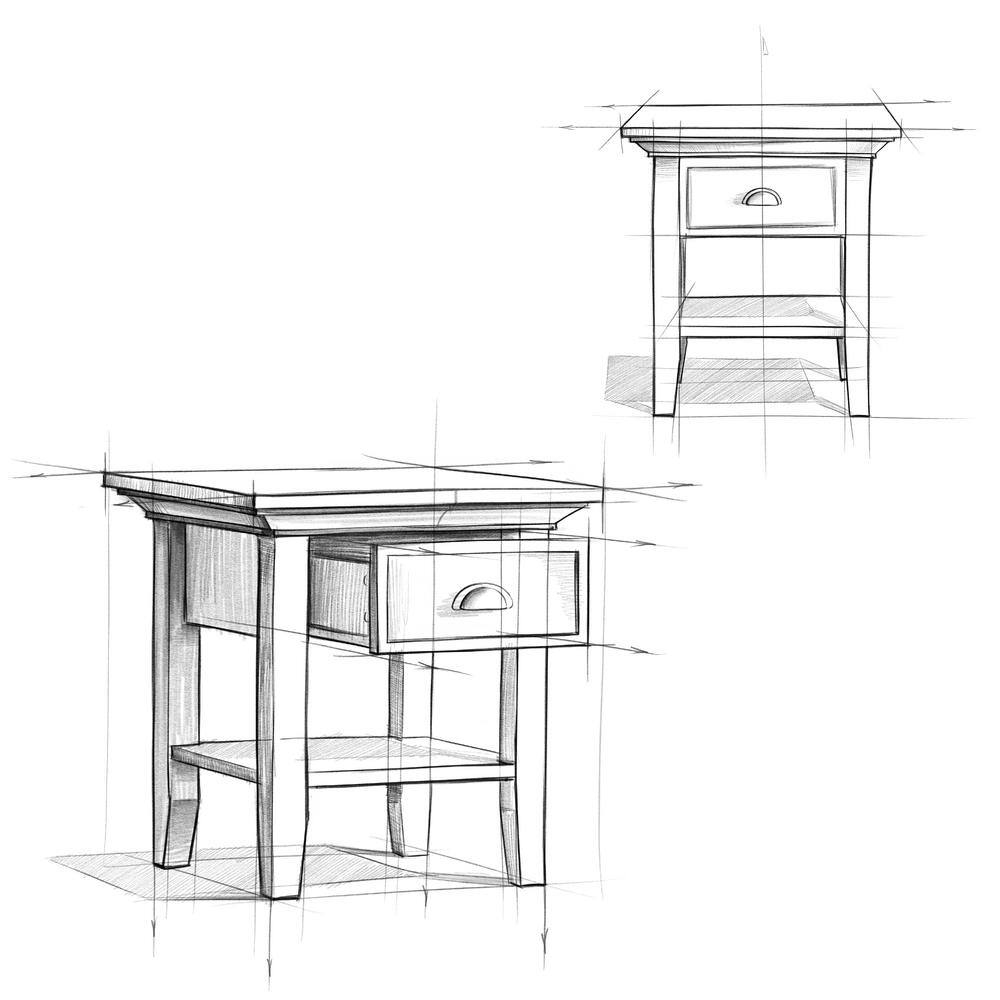 Rustic Natural Aged Brown Wood Square End Table with Storage
