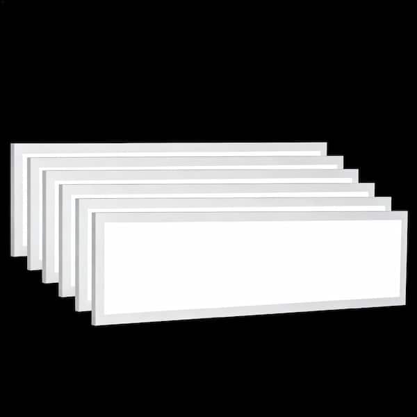 AIKVSXER 1 ft. x 4 ft. 5500 Lumen White Integrated LED Panel Light