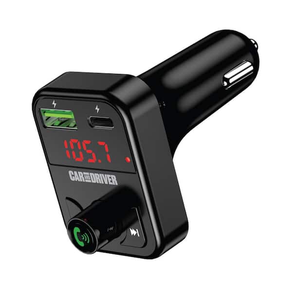 Car and Driver FM Transmitter 1 A Port