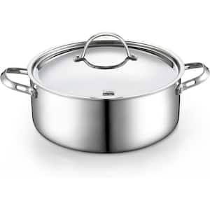 6-qt. Multi-Ply Clad Stainless Steel Stock Pot with Lid