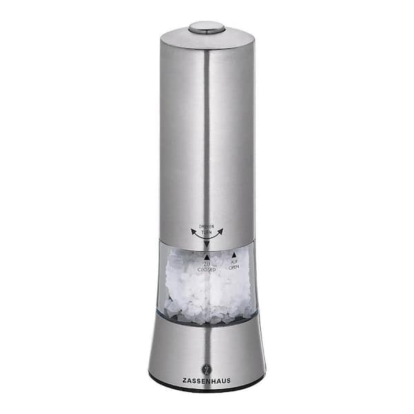 2.5 in. Dia. x 7 in. Acrylic "Gera" Electric Salt Mill