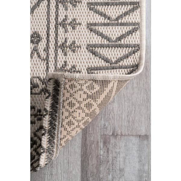 5 3 x 7 6 Ivory nuLOOM OWDN24B Kandace Outdoor Area Rug 5 3 x 7 6 Ivory nuLOOM OWDN24B Kandace Outdoor Area Rug