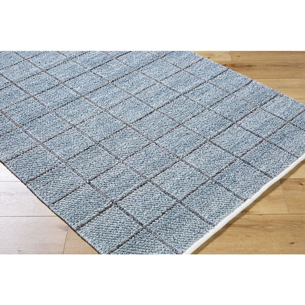 Provence PVE-2302 8 ft. x 10 ft. Blue Handmade, Area Rug