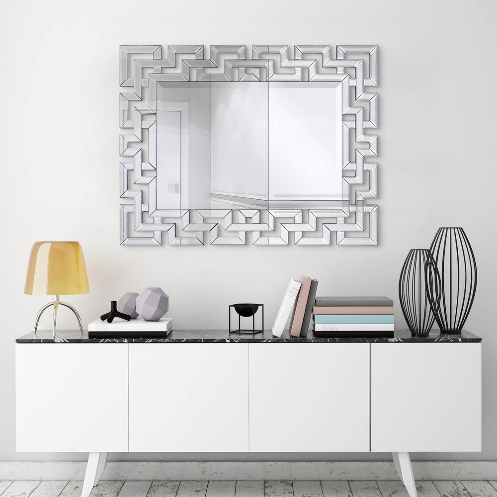 Elegant Frameless Rectangular Full Length Wall Mirror