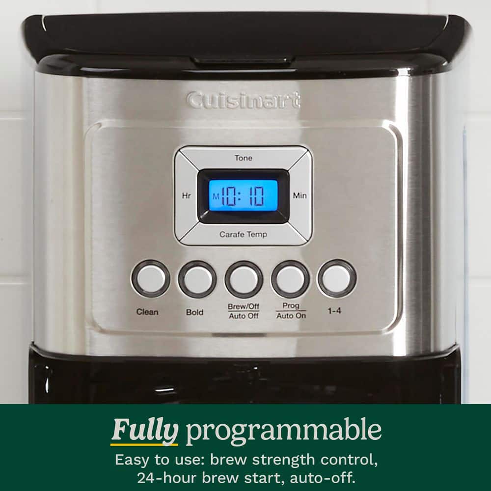 14 Cup Stainless Steel Drip Coffee Maker Programmable