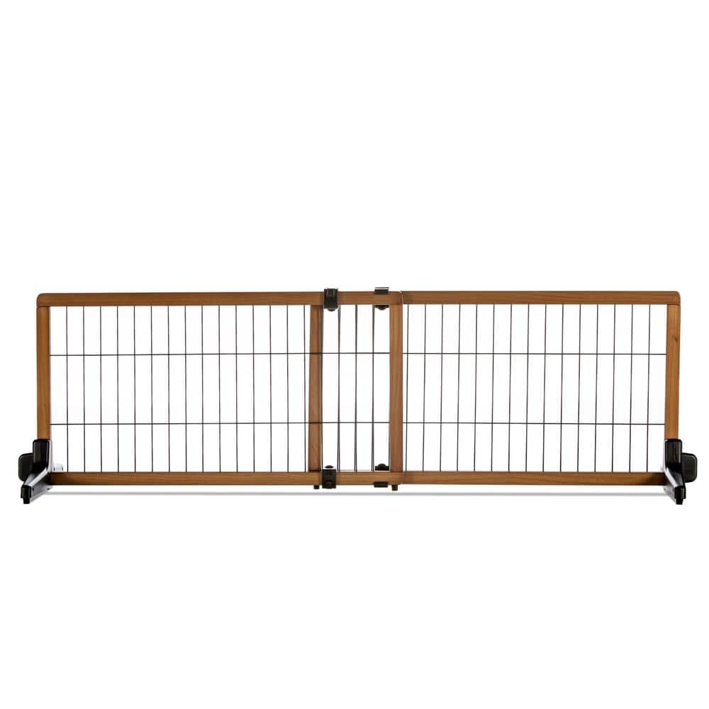 Carlson Pet Products Carlson 20 In Wood Freestanding Extra Wide Pet   Dog Pens Gates 2070 Ds 64 1000 