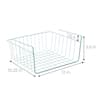 Smart Design Undershelf Storage Basket Small 12 x 5.5 in. - Light Blue  8257258A12 - The Home Depot