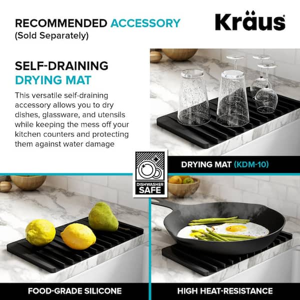 KRAUS Kore Workstation 30 Undermount 16 Gauge Kitchen Sink — DirectSinks