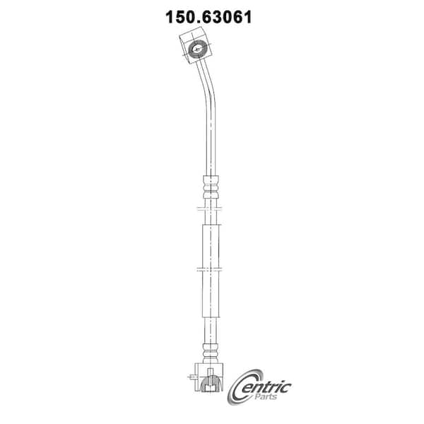 Centric Parts Brake Hydraulic Hose 2001-2009 Chrysler PT Cruiser 2.4L