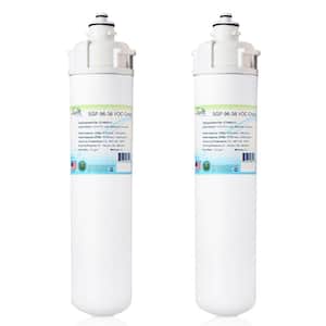 SGF-96-38 VOC-Chlora Compatible Commercial Water Filter for EV9693-01, Made in USA (2 Pack).