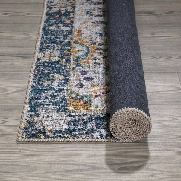 Ottomanson Dual Surface 8x10 Polyester Non-Slip Rug Pad at