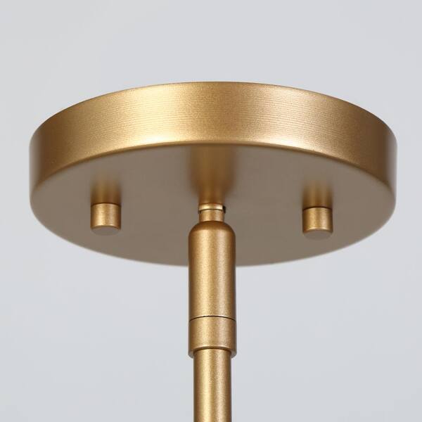 LNC Modern 12.4 in. 1-Light Gold Pendant Light Minimalist