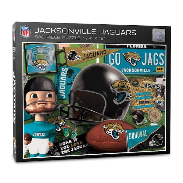 NFL Jacksonville Jaguars Retro Series Puzzle (500-Pieces)