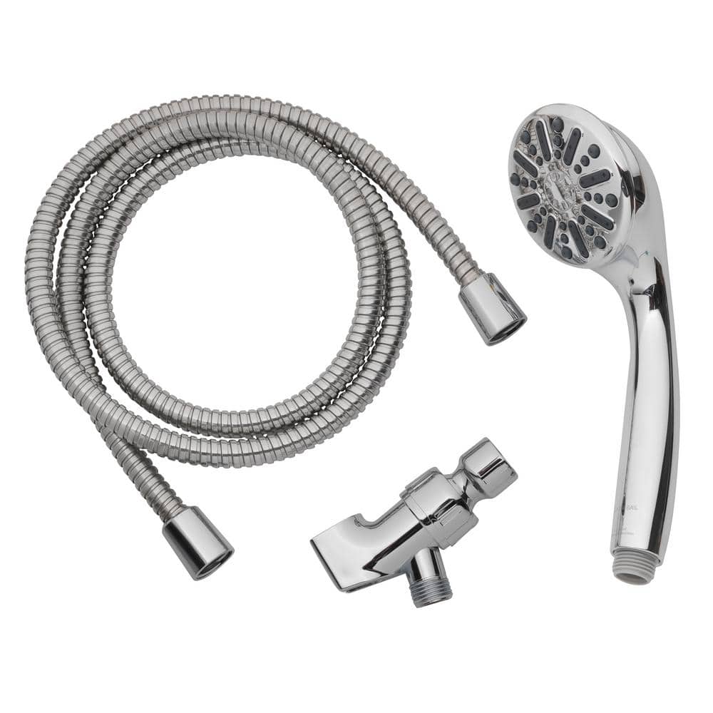 Chrome Handheld Wall Mounted Shower Head with 60-Inch Hose