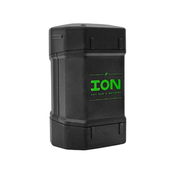 Ion Battery, 4 Amp-Hour, Gen 3, 40-Volt Lithium Battery, Black, 41282