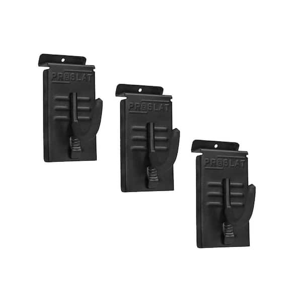 50 lb. Load Capacity Stealth Heavy Duty U Hook in Black (3-Pack)