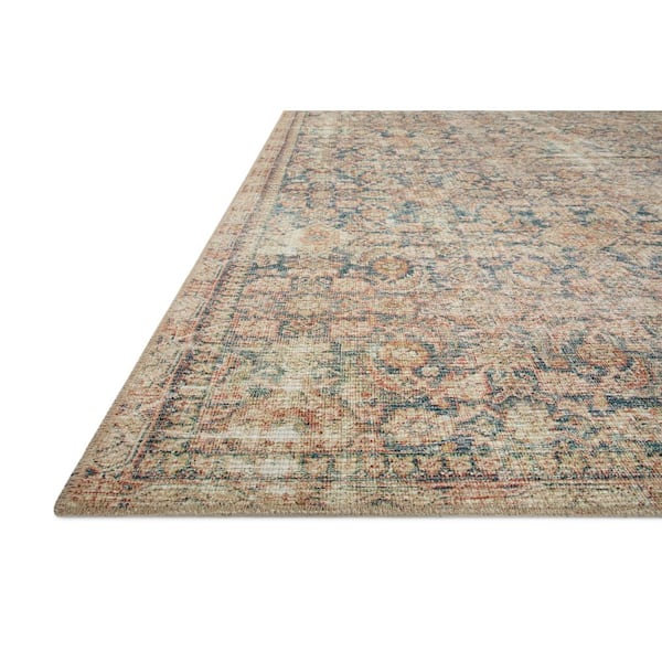 Angela Rose Aubrey 3 ft. 9 in. x 5 ft. 6 in. Navy / Multi Traditional Accent Rug