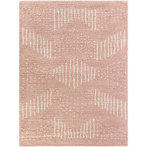 Kalpana Pink 5 ft. 3 in. x 7 ft. Striped Area Rug