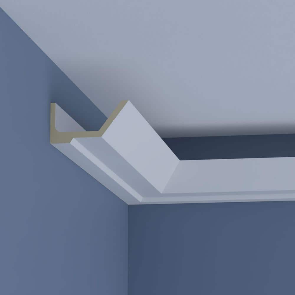 Armando 96 in. Unfinished Polyurethane Crown Moulding