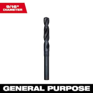9/16 in. S and D Black Oxide Drill Bit