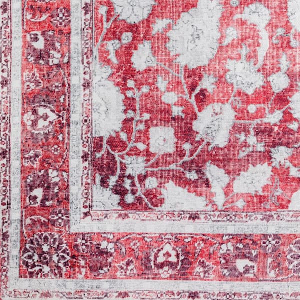 9 X 13 Red Oriental Runner Rug