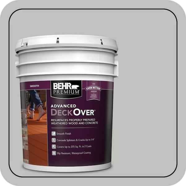 5 gal. #SC-365 Cape Cod Gray Smooth Solid Color Exterior Wood and Concrete Coating
