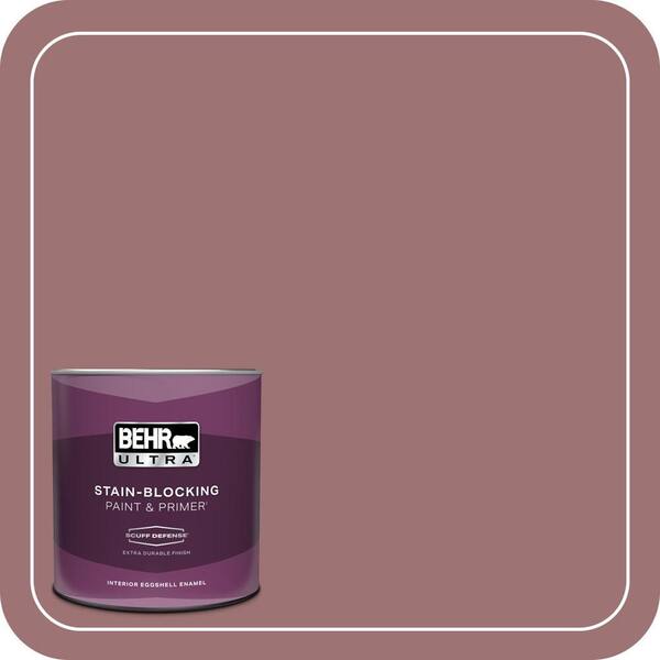 BEHR ULTRA 1 qt. #QE-05 Regal Rose Extra Durable Eggshell Enamel Interior Paint & Primer