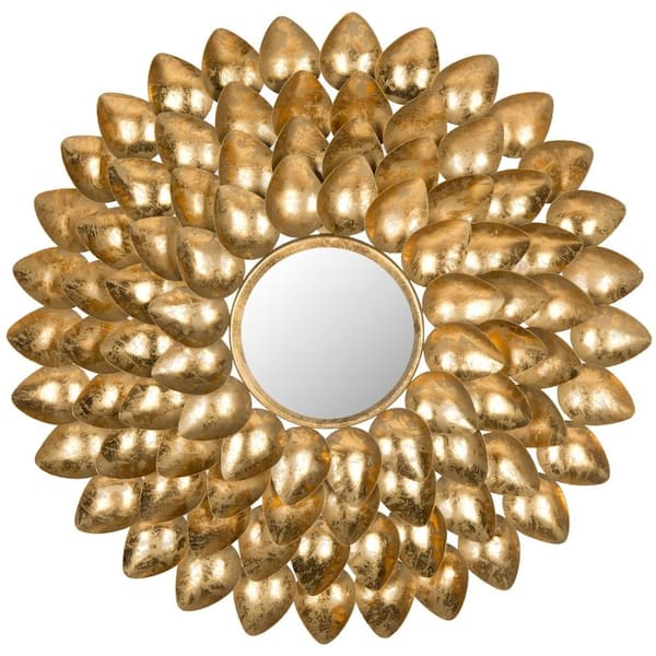 SAFAVIEH Woodland Sunburst 29 in. x 29 in. Iron Framed Mirror