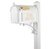 Whitehall Products Superior White Streetside Mailbox 16316