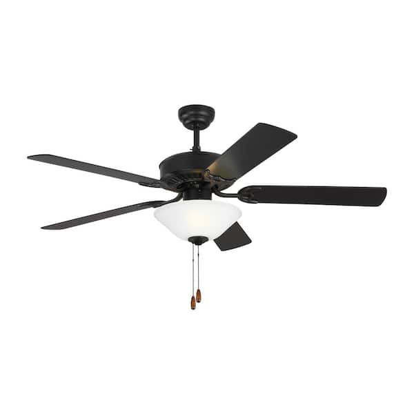 Generation Lighting Haven LED 2 52 in. Indoor Matte Black Ceiling Fan with Light Kit