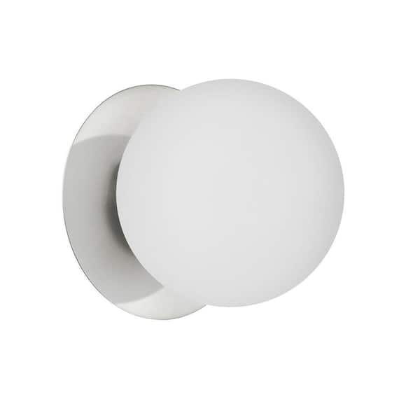 Dainolite Burlat 1-Light LED Compatible Polished Chrome Wall Sconce