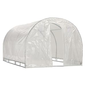6 ft. 6 in. x 8 ft. x 8 ft. Round Top Greenhouse