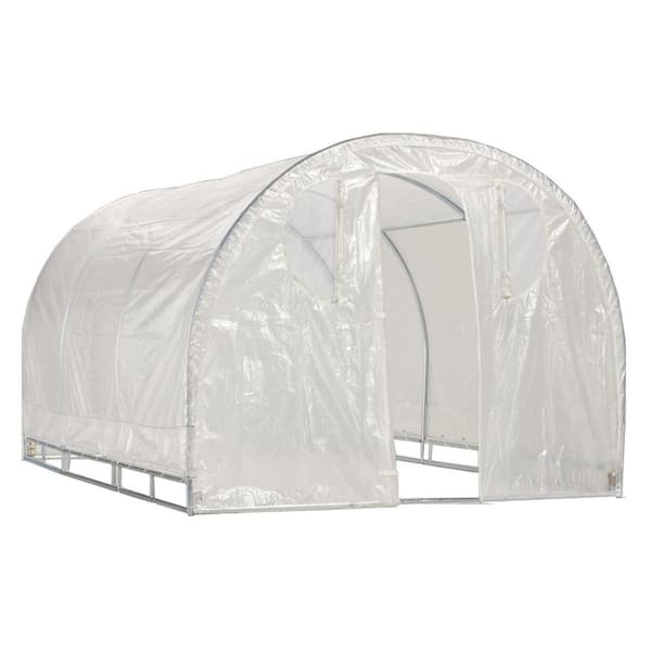 Weatherguard 6 ft. 6 in. x 8 ft. x 8 ft. Round Top Greenhouse