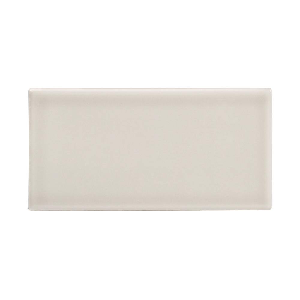 Jeffrey Court Weather Grey 3 in. x 6 in. Subway Glossy Ceramic Wall Tile  (0.125 sq. ft. /Each) 96497 - The Home Depot