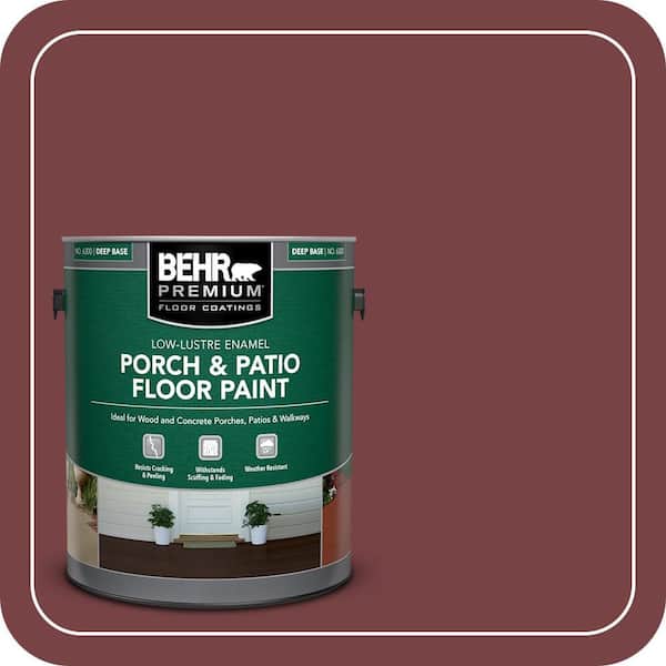 1 gal. #PFC-04 Tile Red Low-Lustre Enamel Interior/Exterior Porch and Patio Floor Paint