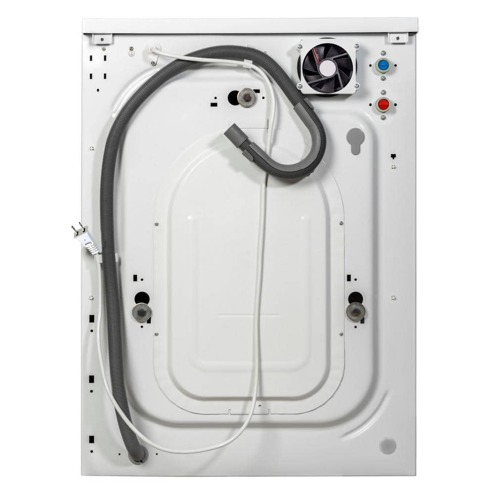 White 36" Electric Smart Combo Washer Dryer