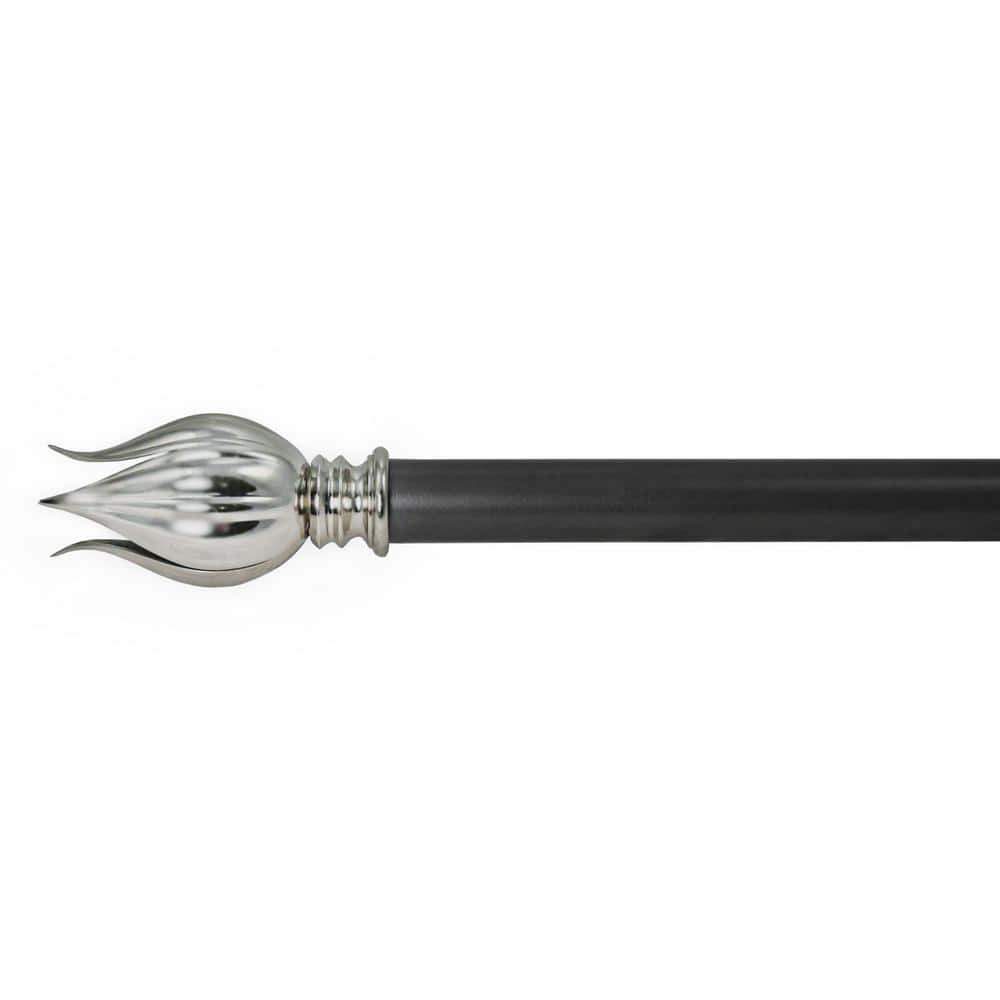 Versailles Home Fashions 32 in. - 86 in. Adjustable Single Curtain Rod ...