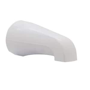 5-1/4 in. Standard Front Connection Tub Spout, White