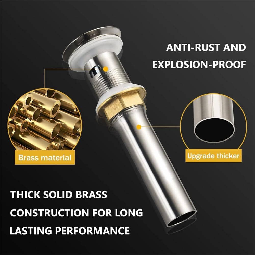 Brushed Nickel Waterfall Single Handle Bathroom Faucet