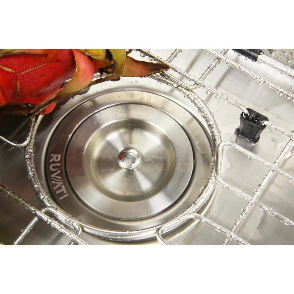 Ruvati 32-inch Stainless Steel Double Bowl Undermount Kitchen Sink