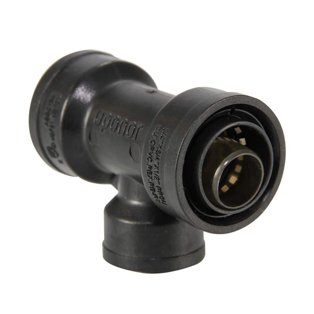 TotalFit 3/4 in. x 3/4 in. x 1/2 in. Push-to-Connect Engineered Polymer Reducing Tee price history on PriceWatchPro