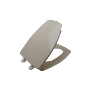 Rochelle Elongated Closed Front Toilet Seat in Almond