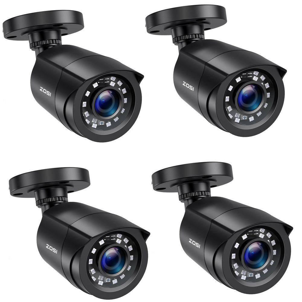 ZOSI 2MP CCTV Hardwired Outdoor Security Camera Hybrid 4-in-1 TVI