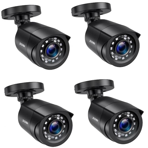 ZOSI 2MP CCTV Hardwired Outdoor Security Camera Hybrid 4-in-1 TVI