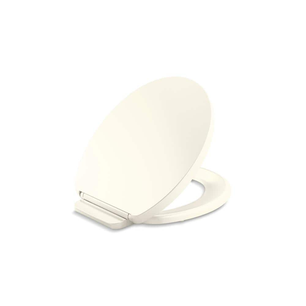 KOHLER Impro ReadyLatch Quiet-Close Round Front Toilet Seat In Biscuit ...