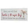 National Tree Company 7 in. H Santa's Key Tabletop Sign MZ17-192AB-1 - The  Home Depot