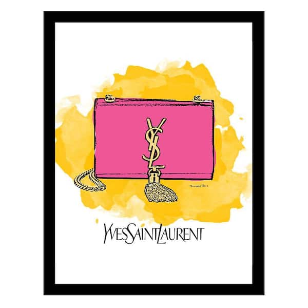 VENICE BEACH Collections High Fashion Designer Handbag by Fairchild Paris 1 Piece Framed Graphic Print Abstract Poster Art Print 18 in. x 14 in.