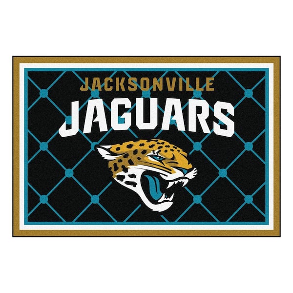 FANMATS Jacksonville Jaguars 5 ft. x 8 ft. Area Rug